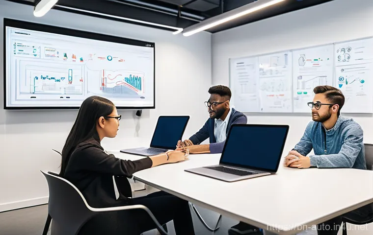 자동화 엔지니어의 직무 변화 - **Prompt 2: AI-Powered Control Room for Industrial Optimization**
    A diverse team of three to fou...