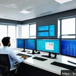 자동화 솔루션 제안서 작성법 - A professional business meeting scene featuring a diverse group of Bengali professionals in modern o...