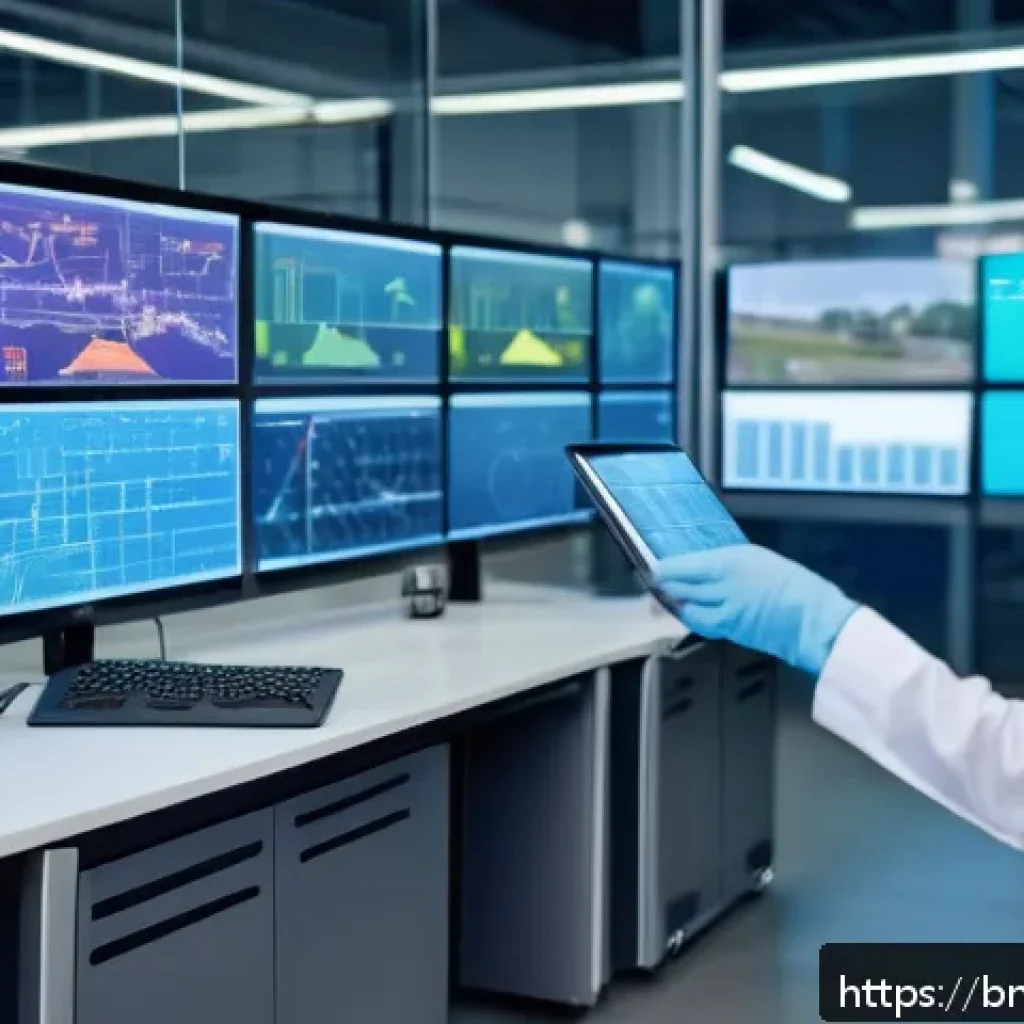 공장자동화 엔지니어 이직 준비 - A modern factory automation control room featuring engineers of Bengali ethnicity collaborating arou...