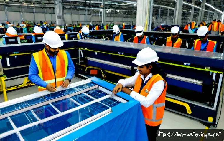 공장자동화 프로젝트 사례 분석 - Photorealistic factory automation project case analysis in a modern Bangladeshi garment manufacturin...